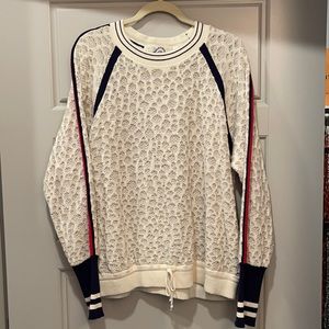 Anthropologie Red, White and Blue Sweater